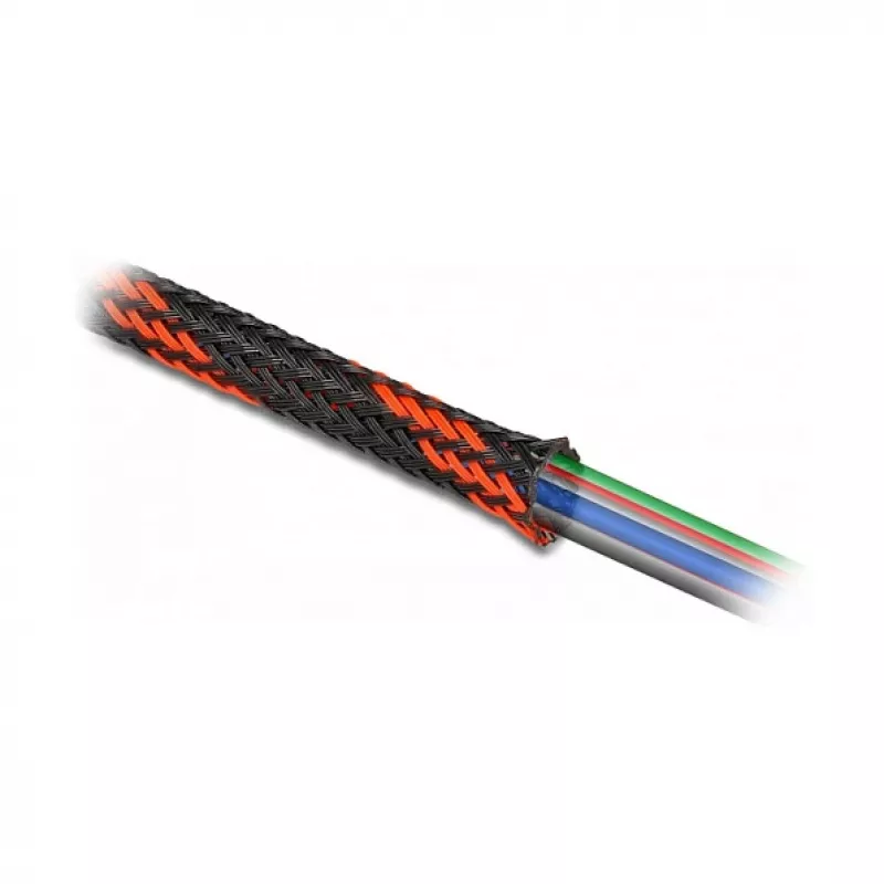Cable Sleeve DeLOCK 20758 Black Red