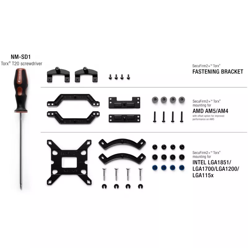 NM-M1-MP83 chromax.black, Mounting/Montage (black)