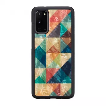 Protective phone case iKins for Samsung Galaxy S20 — Mosaic Black