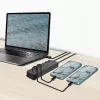USB3.2 Gen1 hub, 7 port on/off switch black