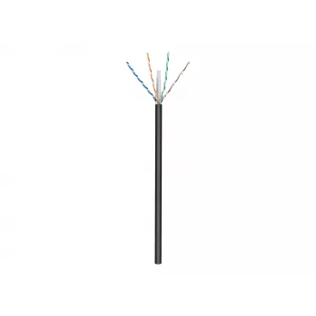Goobay Outdoor Network Cable | CAT 6 U/UTP | AWG 24/1 | Cable length: 100 m | Black