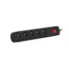 Surge Protector NATEC NSP-1713 Black 5 AC Outlets 1.5 m