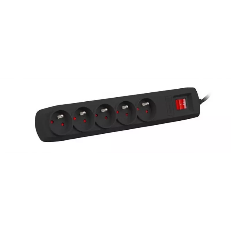 Surge Protector NATEC NSP-1713 Black 5 AC Outlets 1.5 m