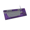 NATEC Fury Gaming Keyboard Kanabo K2 US white-backlit mechanical grey-purple
