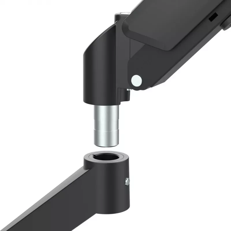 Maclean 2 monitor mount, gas spring, 17-32, 2-10kg, black, MC-134