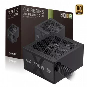 Gamemax Power Supply, 80 PLUS, Gold | GX 700G | 700 W | Non-modular