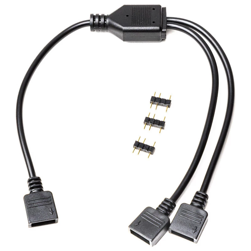 RGB splitter cable EK Water Blocks Loop D-RGB 2-Way Black 5V