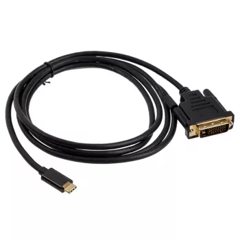 DVI cable Akasa AK-CBCA10-18BK 1.8 m DVI-D Black