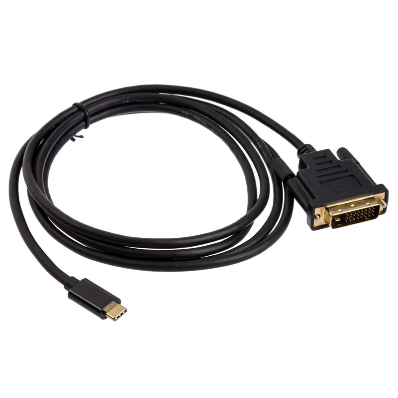DVI cable Akasa AK-CBCA10-18BK 1.8 m DVI-D Black
