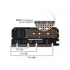 Expansion card, adapter M.2 NVMe M-Key PCI-E Savio AK-41