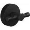 tesa Coat Hook 40564-00000-00 MOON BLACK Number of Hooks: 2 (W x H x T) 50 x 53 x 65 mm Metal Black (matte) 1 pc(s) (40564-00000-00)