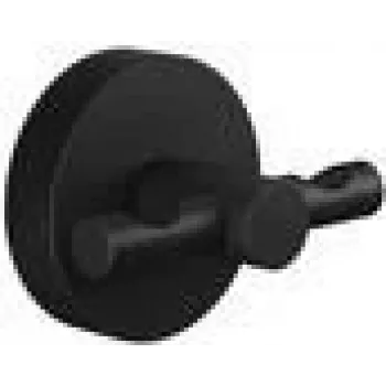 tesa Coat Hook 40564-00000-00 MOON BLACK Number of Hooks: 2 (W x H x T) 50 x 53 x 65 mm Metal Black (matte) 1 pc(s) (40564-00000-00)