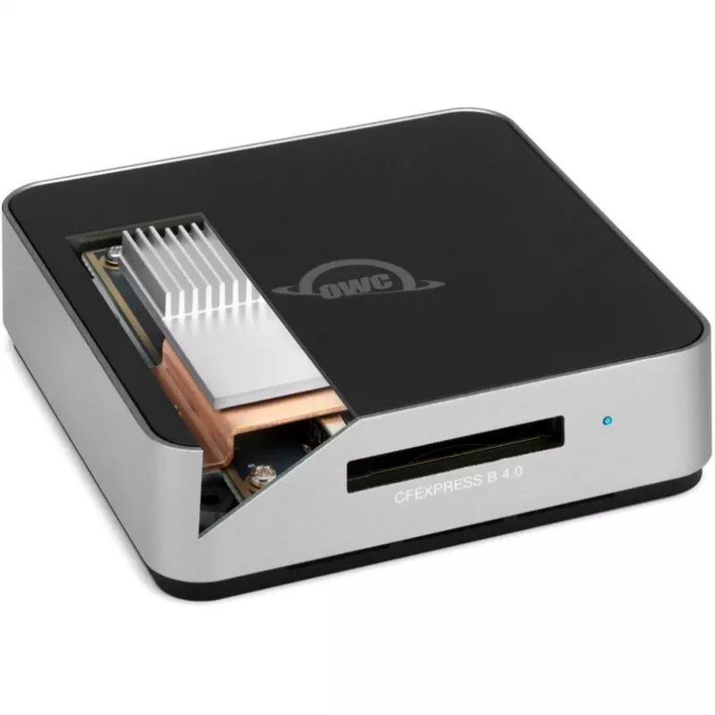 Card reader OWC OWCTCCFXB4RDR — USB 3.2 Gen 2 Type-C, CFexpress/SD/SDXC, Black, 8256 Mbit/s