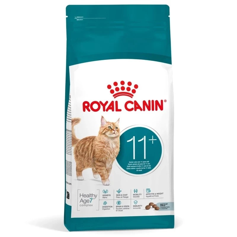 Dry cat food Royal Canin FHN Ageing 11+ 4 kg — complete diet for senior cats, poultry, 30% protein