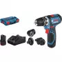 Bosch GSR 12V-15 FC Professional 1300 RPM Keyless 600 g Black, Blue