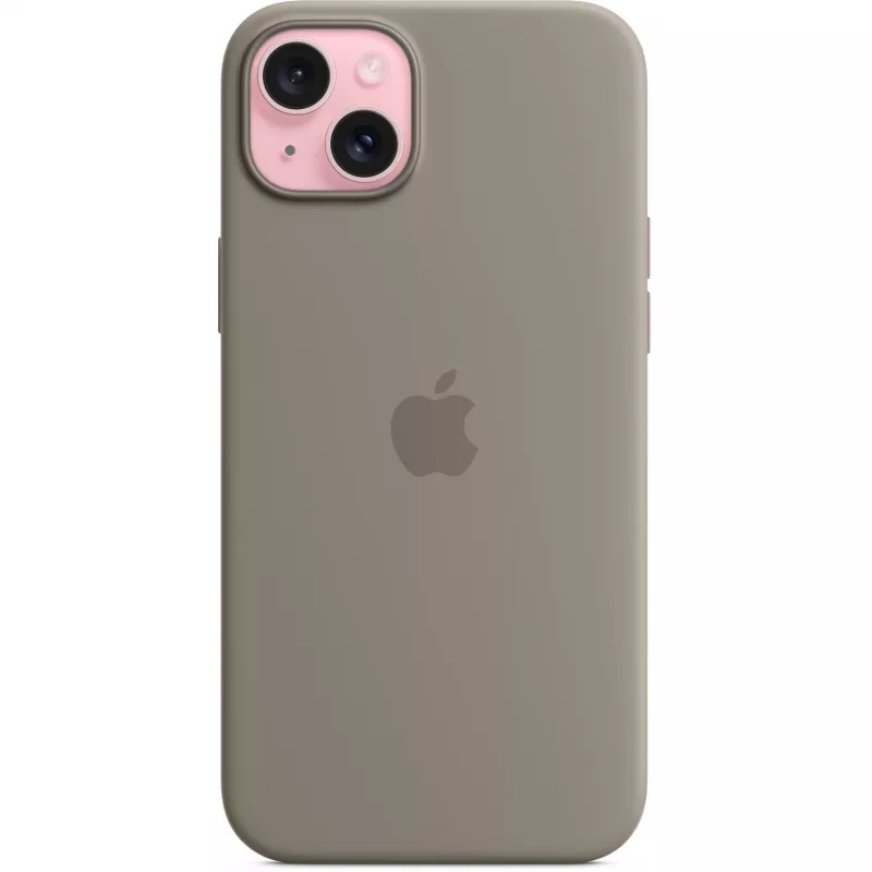 Silicone Case Apple iPhone 15 Plus MagSafe Clay Cover