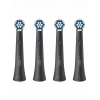 Oral-B iO Gentle Care replacement brush heads, black, 4 pcs
