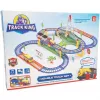 Electric Train Track King Extralink Kids, with Locomotive and Battery-Powered Car