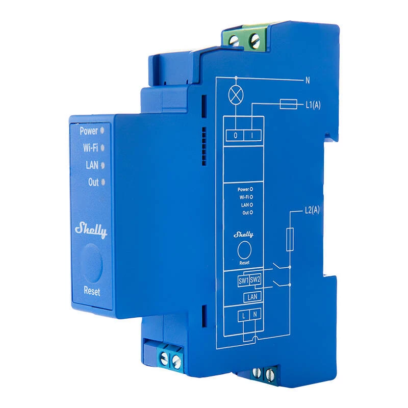 Solid-state relay Shelly Pro 1 Blue 16A 110-240V Wi-Fi