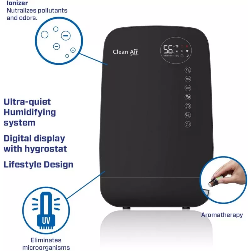 Humidifier With IONIZER/CA-607BSMART Clean Air Optima