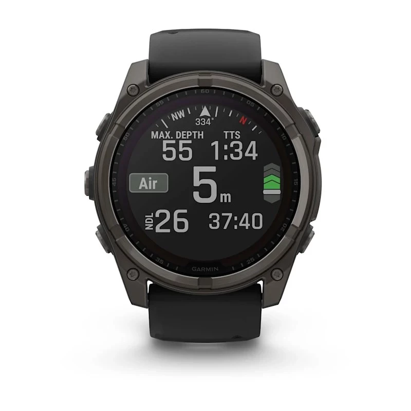 Garmin fenix 8 3.56 cm (1.4) 51 mm Digital 280 x 280 pixels Touchscreen Titanium Wi-Fi GPS (satellite)