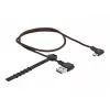 USB Cable DeLOCK EASY-USB 2.0 Type-A to Micro-B Male 0.5m Black