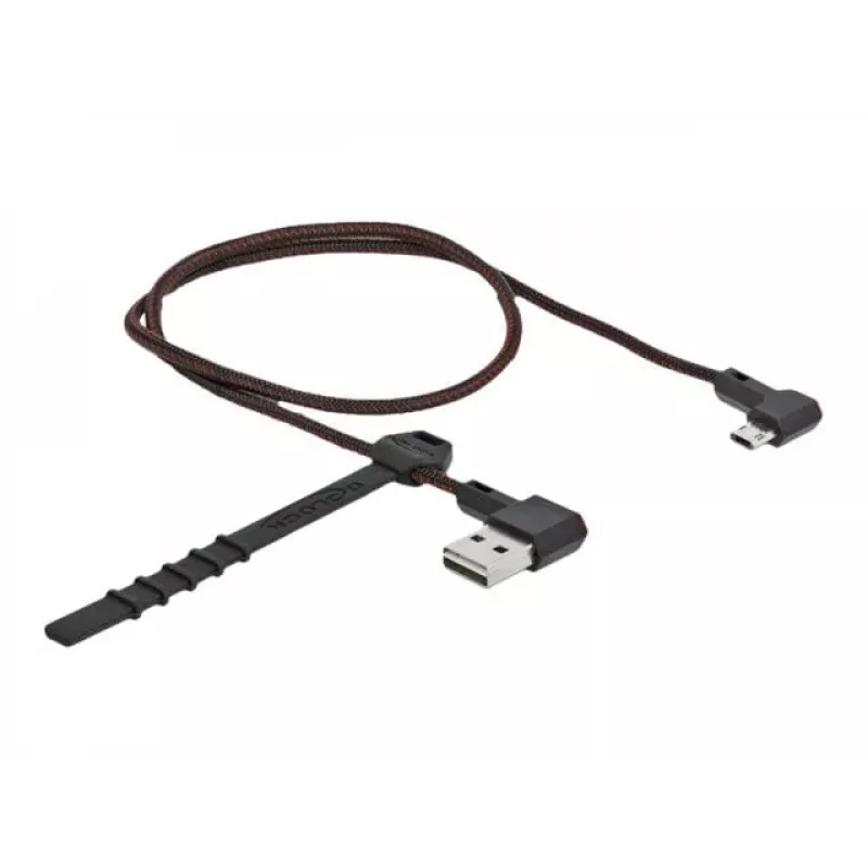 USB Cable DeLOCK EASY-USB 2.0 Type-A to Micro-B Male 0.5m Black