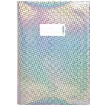 Document protector Herma Glamour A4 silver holographic glossy, model 19473