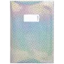 Document protector Herma Glamour A4 silver holographic glossy, model 19473