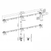 LCD mount SBOX LCD-352/6-2 for 17–32 inch displays, 7×7 kg, VESA 100×100