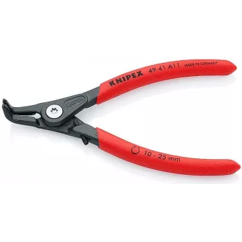 Knipex 49 41 A11 Seegeringzange Suitable for External Rings 10-25 mm Tip Shape Angled 90°