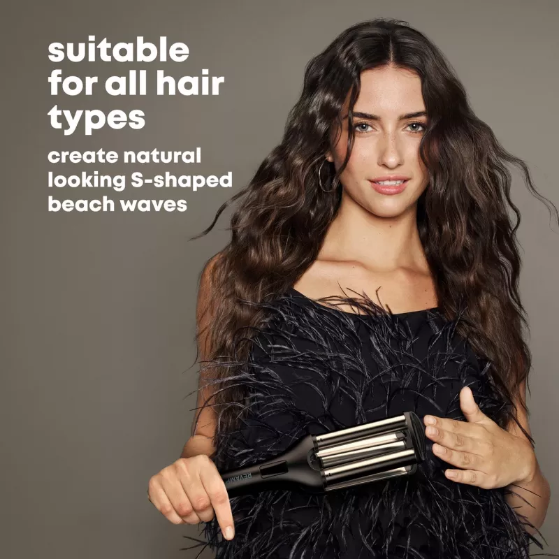 Hair curler and straightener Revamp Wave Define Styler WV-1750-EU 2-in-1