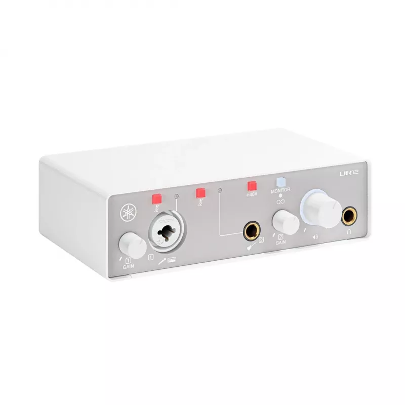 Audio Interface YAMAHA UR12MK3 White - compact 2-in/2-out USB interface