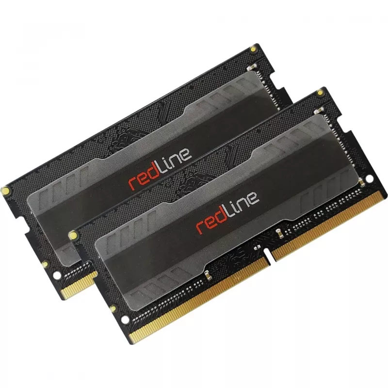 SO-DIMM 16 GB DDR4-3200 (2x 8 GB) Dual-Kit, Memory black, MRA4S320NNNF8GX2, Redline, INTEL XMP