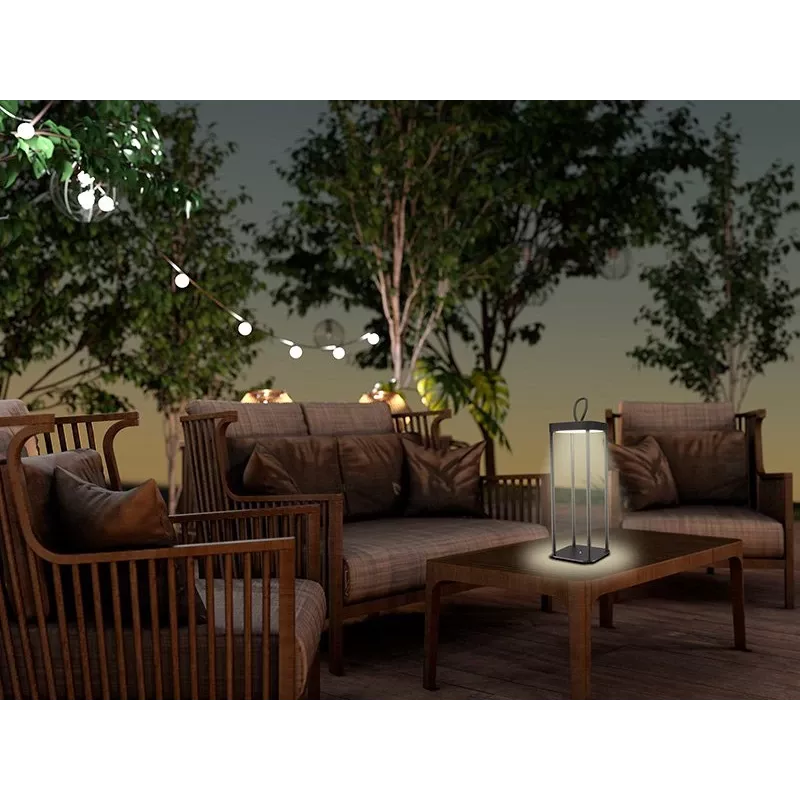 Rechargeable Lantern Beper P207ILI100 — Black, Portable LED Lighting