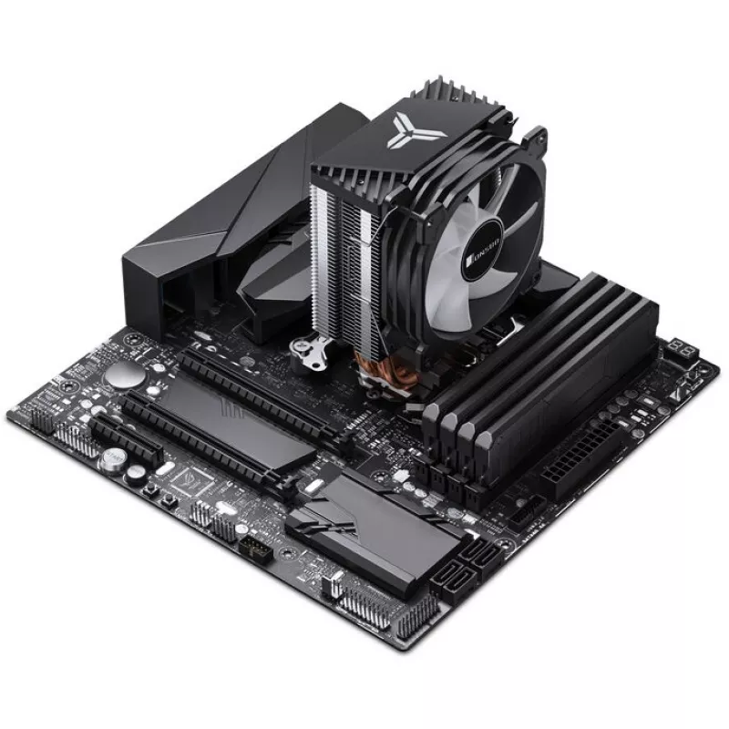 CPU cooler Jonsbo CR-1400 E BLACK with 140mm fan, air cooler for processors