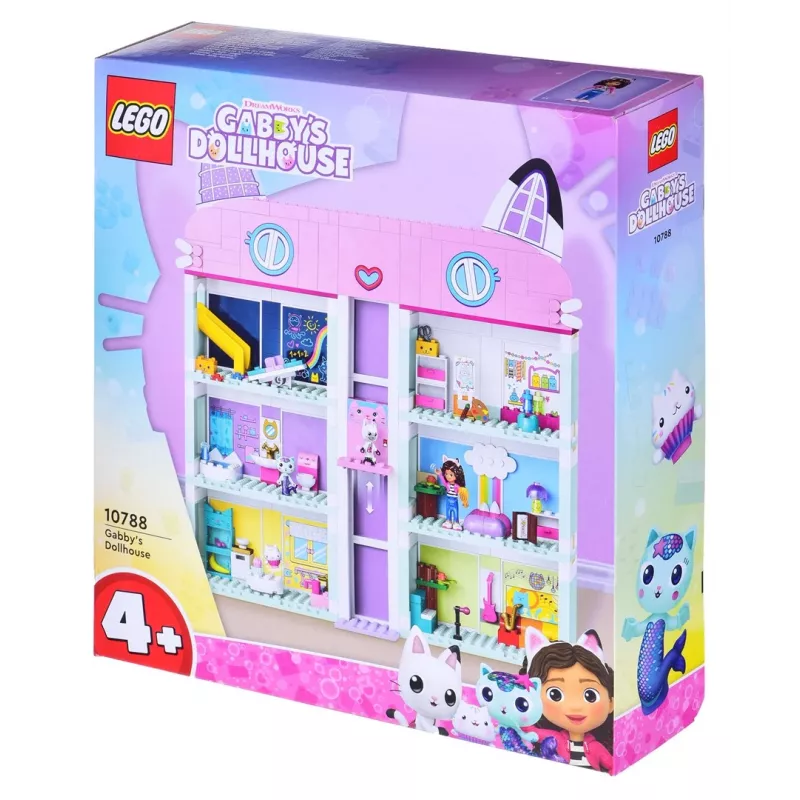 Construction toy LEGO Gabby's Dollhouse set 10788 — 498 pieces, 3 minifigures, for ages 4+