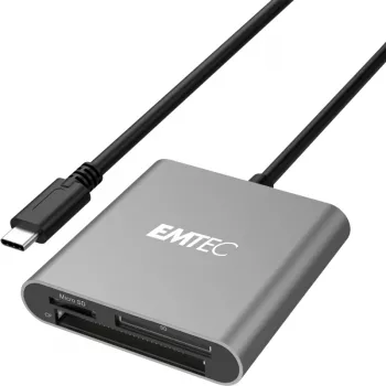 Card Reader Emtec ECCAREADT610C USB 3.1 Grey