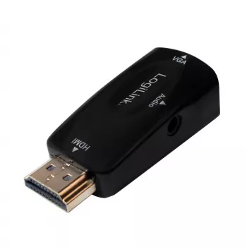 LogiLink CV0107 Cable Adapter HDMI VGA Black (CV0107)