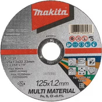 MAKITA E-10724 - Cutting Disc (Thickness 1,20 mm | Diameter 125 mm) (E-10724)