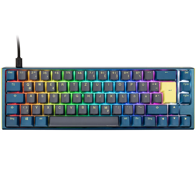 Ducky One 3 SF DayBreak Keyboard Gaming USB German Black Blue