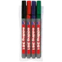 Marker Edding 361 4 pc(s) Fibre tip Black Blue Green Red