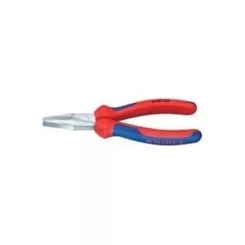 20 05 140, Needle nose pliers, chrome vanadium steel, plastic, Blue,Red, 14 cm, 136 g