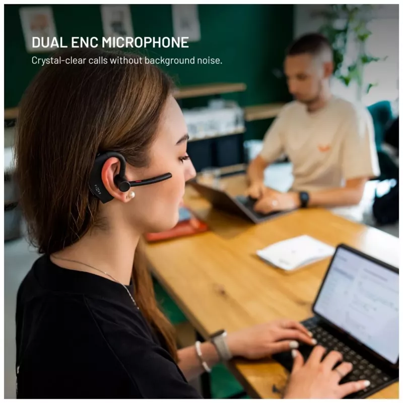 Over-ear headphones FIXED Talk Pro Black by FIXED — wired headset for calls and music