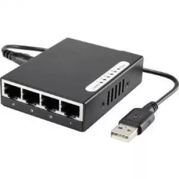Network switch Renkforce 1483811 — 5‑port 100 Mbit/s unmanaged switch