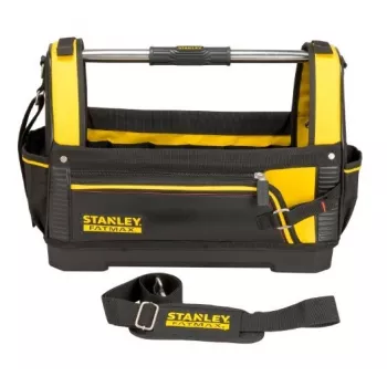 Tool box STANLEY 1-93-951, plastic, hinged lid, handles, 480×250×330 mm, black