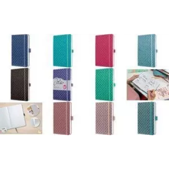 Notebook sigel JOLIE A5 lined dark red hardcover 174 pages