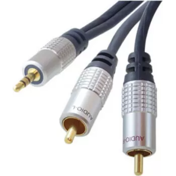 Audio Cable 3.5mm to 2 x RCA ShiverPeaks SP-PROFESSIONAL 5m