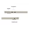 MacBook Air 13, Starlight, M4 (10-CPU/10-GPU), 16GB, 512GB, German, 35W Dual USB-C Port Power Adapter, MW103D/A