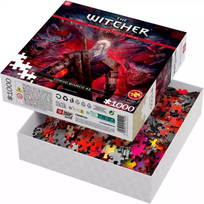 Good Loot Comic Book Puzzle: The Witcher (Wiedźmin) Corvo White, 1000 pieces